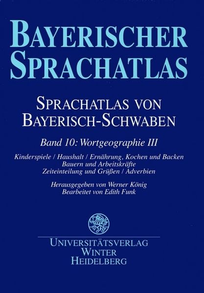 Produktbild: Sprachatlas von Bayerisch-Schwaben (SBS) / Wortgeographie III