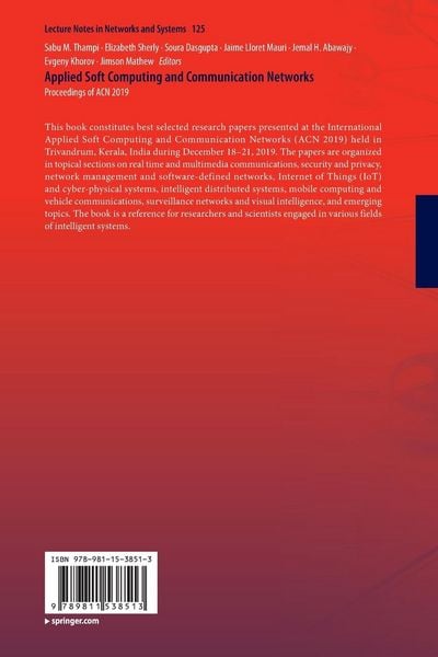 Produktbild: Applied Soft Computing and Communication Networks