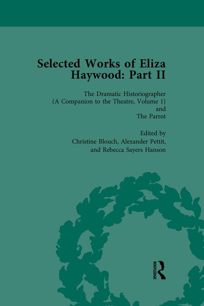 Produktbild: Selected Works of Eliza Haywood, Part II Vol 1
