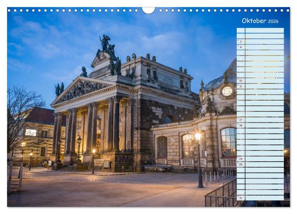 Produktbild: Dresden an der Elbe - Der Planer (Wandkalender 2026 DIN A3 quer), CALVENDO Monatskalender