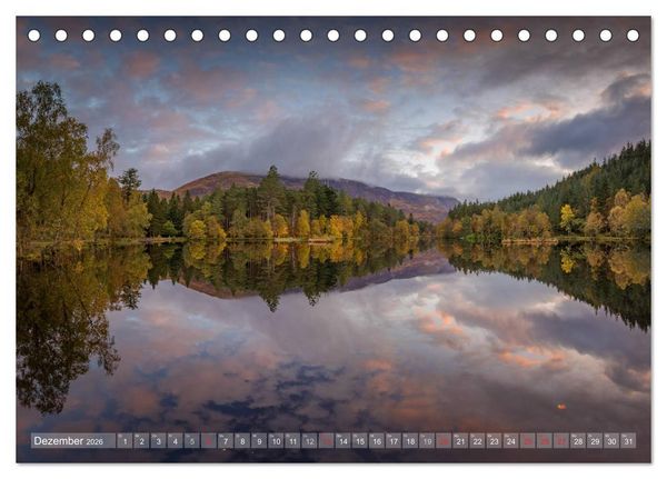 Produktbild: Herbstliches Schottland (Tischkalender 2026 DIN A5 quer), CALVENDO Monatskalender