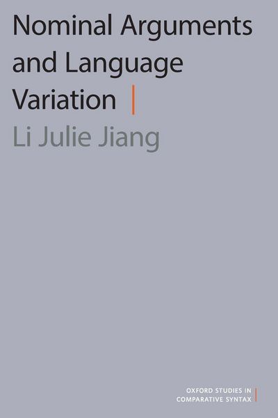 Produktbild: Nominal Arguments and Language Variation