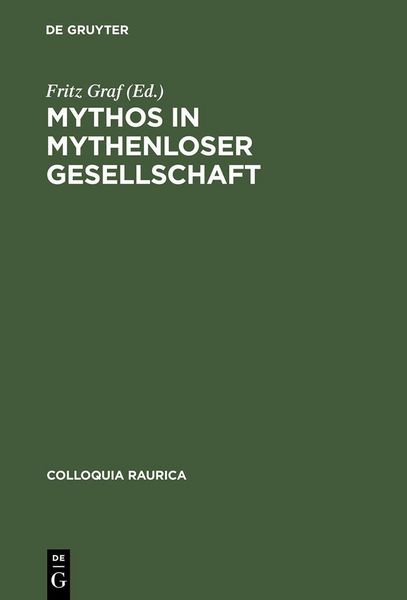Produktbild: Mythos in mythenloser Gesellschaft