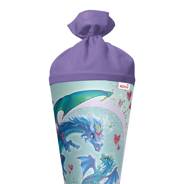 Produktbild: Motivschult&uuml;te 70 cm, Drachenliebe, Effekt