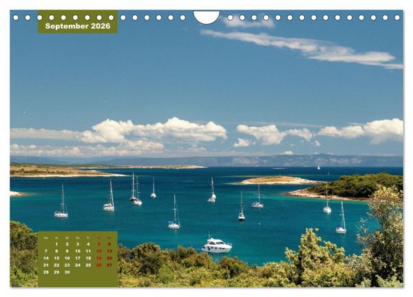 Produktbild: Kroatien - hier kann man sich nicht langweilen (Wandkalender 2026 DIN A4 quer), CALVENDO Monatskalender