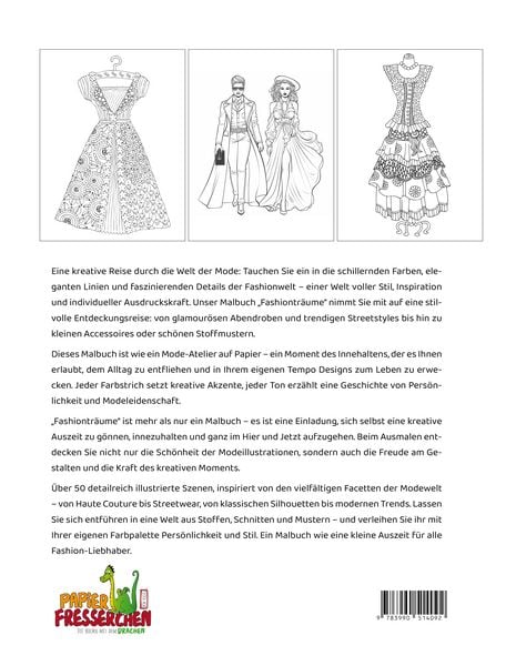 Produktbild: Fashiontr&auml;ume - Ausmalspa&szlig; f&uuml;r kreative Fashion-Queens