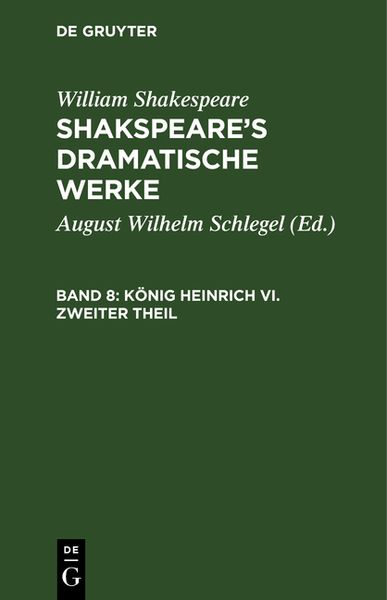 Produktbild: K&ouml;nig Heinrich VI. Zweiter Theil