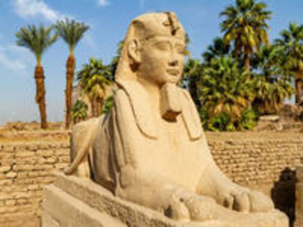 CALVENDO Puzzle Sphinx von Luxor | 1000 Teile Lege-Größe 64 × 48 cm Foto-Puzzle für glückliche Stunden
