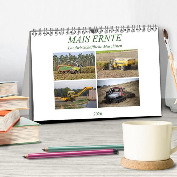 Produktbild: MAIS ERNTE (Tischkalender 2026 DIN A5 quer), CALVENDO Monatskalender