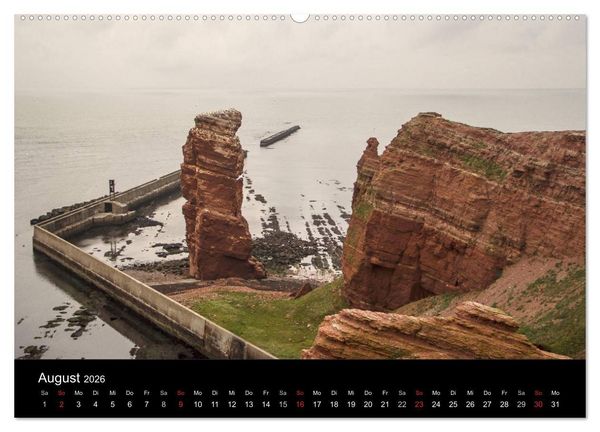 Produktbild: Helgoland - idyllische Nordseeinsel (hochwertiger Premium Wandkalender 2026 DIN A2 quer), Kunstdruck in Hochglanz