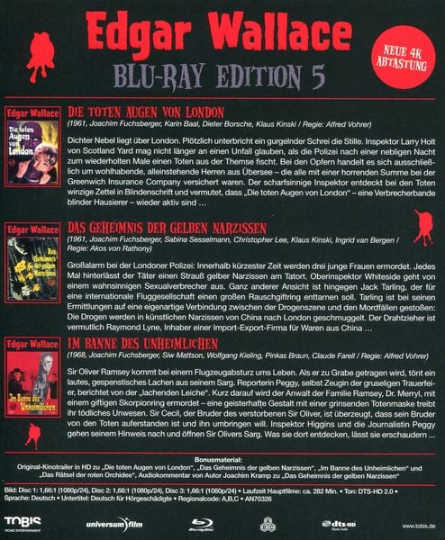 Produktbild: Edgar Wallace Edition 5 [3 BRs]