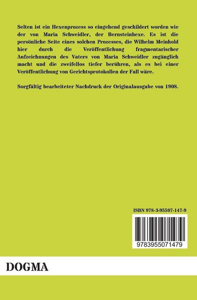 Produktbild: Maria Schweidler, die Bernsteinhexe