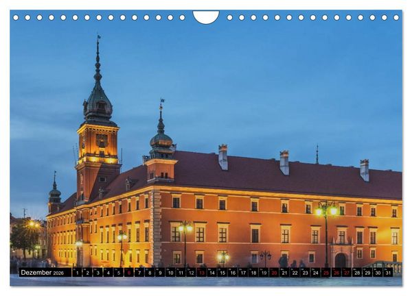 Produktbild: Ein Wochenende in Warschau (Wandkalender 2026 DIN A4 quer), CALVENDO Monatskalender