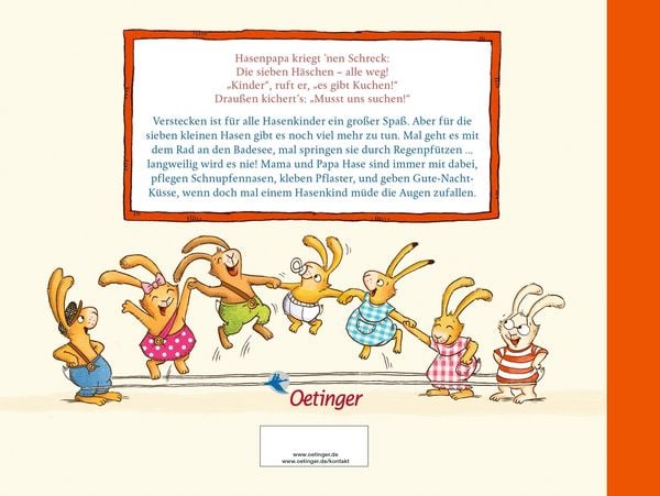 Produktbild: Das gro&szlig;e Buch von den sieben kleinen Hasen