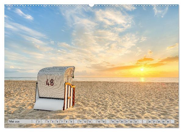 Produktbild: Wundersch&ouml;ne Ostsee R&uuml;gen und Usedom (hochwertiger Premium Wandkalender 2026 DIN A2 quer), Kunstdruck in Hochglanz