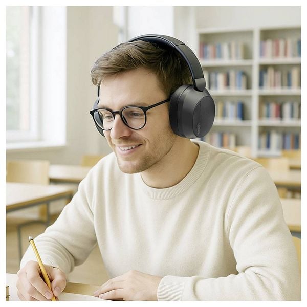 Produktbild: LogiLink BT0071 Over Ear Kopfh&ouml;rer Bluetooth&reg; Schwarz