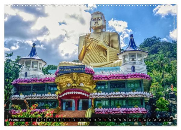 Produktbild: Sri Lanka 2026 Kulturh&ouml;hepunkte (Wandkalender 2026 DIN A2 quer), CALVENDO Monatskalender