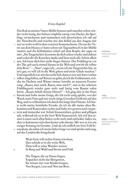 Produktbild: Aus dem Leben eines Taugenichts von Joseph von Eichendorff (Textausgabe)