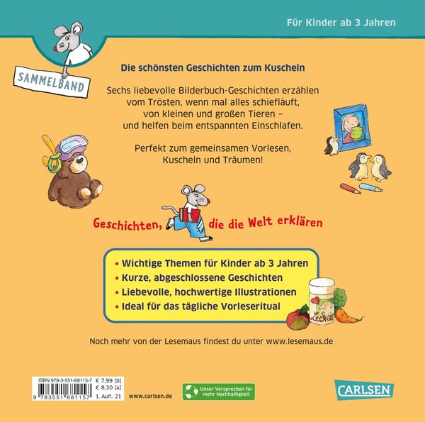 Produktbild: LESEMAUS Sonderbände: Die schönsten Geschichten zum Kuscheln