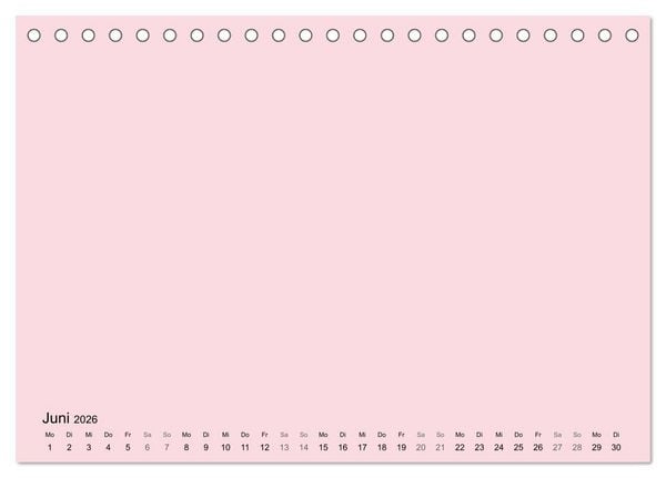 Produktbild: DIY Bastel-Kalender -Warme Pastell Farben- Zum Selbstgestalten (Tischkalender 2026 DIN A5 quer), CALVENDO Monatskalender