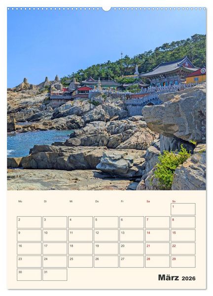 Produktbild: Busan - Eine Reise durch das Herz der K&uuml;stenstadt (hochwertiger Premium Wandkalender 2026 DIN A2 hoch), Kunstdruck in Hochglanz