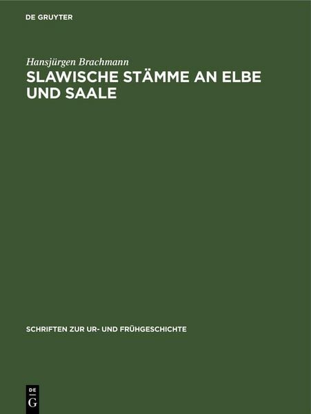 Produktbild: Slawische St&auml;mme an Elbe und Saale