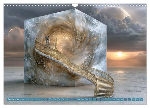 Produktbild: Zwischen Licht und Stille - Tr&auml;ume aus Licht und Form (Wandkalender 2026 DIN A3 quer), CALVENDO Monatskalender
