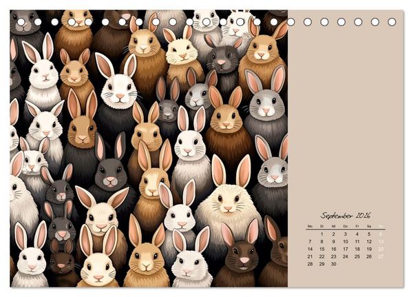 Produktbild: Tierisches Gewimmel (Tischkalender 2026 DIN A5 quer), CALVENDO Monatskalender