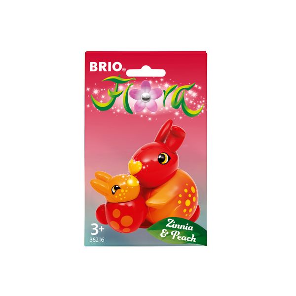 Produktbild: BRIO Flora - 36216 Zinnia & Peach | Spielfiguren f&uuml;r endlosen fantasievollen Spielspa&szlig; f&uuml;r M&auml;dchen und Jungen ab 3 Jahren - wundersch&ouml;nes Geschenk