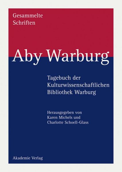 Produktbild: Tagebuch der Kulturwissenschaftlichen Bibliothek