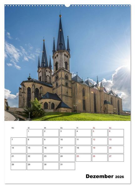 Produktbild: WESTB&Ouml;HMEN Terminplaner (hochwertiger Premium Wandkalender 2026 DIN A2 hoch), Kunstdruck in Hochglanz