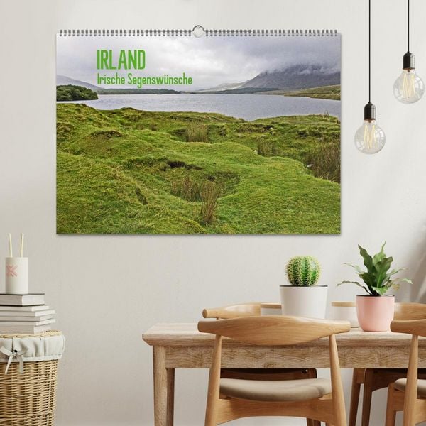 Produktbild: Irland - Irische Segensw&uuml;nsche (Wandkalender 2026 DIN A2 quer), CALVENDO Monatskalender