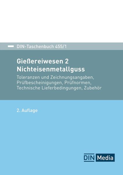 Produktbild: DIN-Taschenbuch 455/1