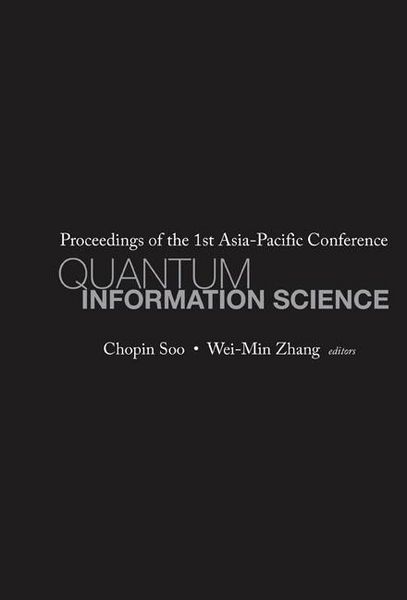 Produktbild: Quantum Information Science - Proceedings of the 1st Asia-Pacific Conference