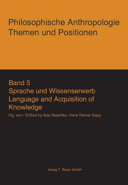 Produktbild: Sprache und Wissenserwerb