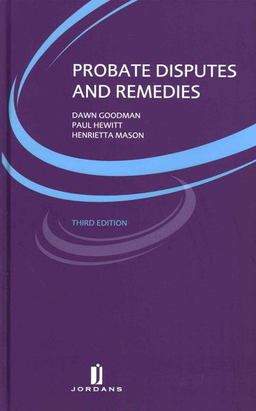 Produktbild: Goodman, D: Probate Disputes and Remedies