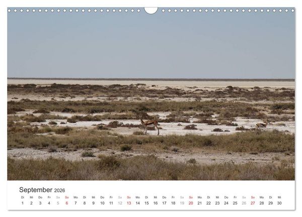 Produktbild: Namibia - Landschaftseindr&uuml;cke (Wandkalender 2026 DIN A3 quer), CALVENDO Monatskalender