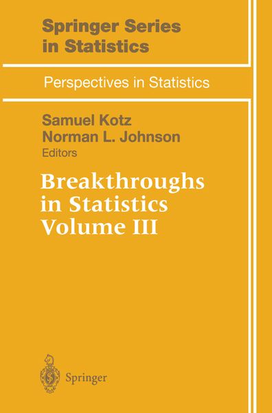 Produktbild: Breakthroughs in Statistics