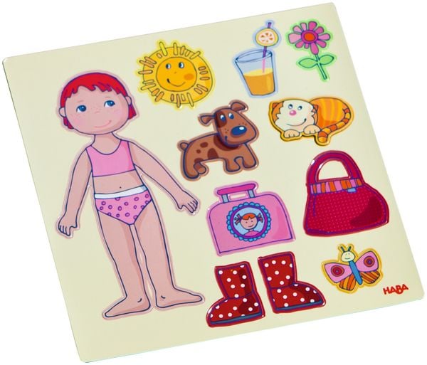 Produktbild: Magnetspiel-Box Anziehpuppe Lilli (Kinderspiel)