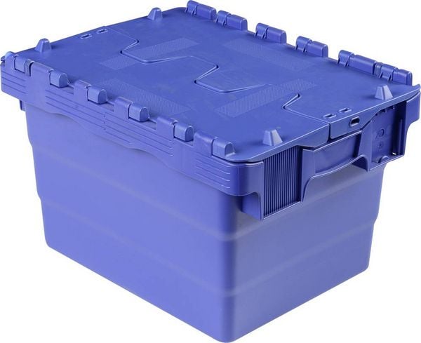 Produktbild: VISO DSW 4325 Klappdeckelbox (B x H x T) 400 x 250 x 300mm Blau 1St.
