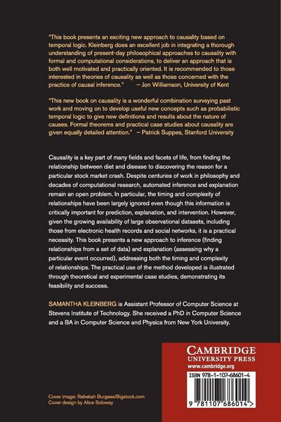 Produktbild: Causality, Probability, and Time