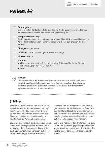 Produktbild: Sport- und Spielideen f&uuml;r das ganze Schuljahr