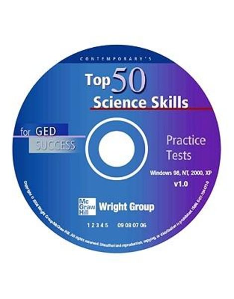 Top 50 Science Skills for GED Success, CD-ROM Only