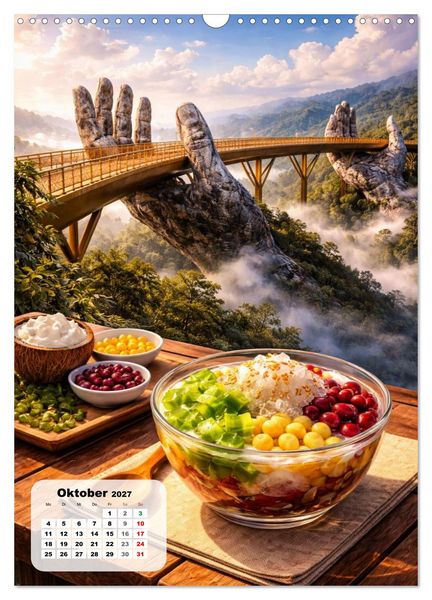 Produktbild: Vietnam - Eine Schlemmerreise durchs Land des aufsteigenden Drachen (Wandkalender 2027 DIN A3 hoch), CALVENDO Monatskalender