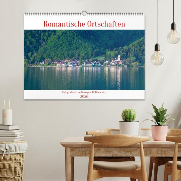 Produktbild: Romantische Ortschaften (Wandkalender 2026 DIN A2 quer), CALVENDO Monatskalender