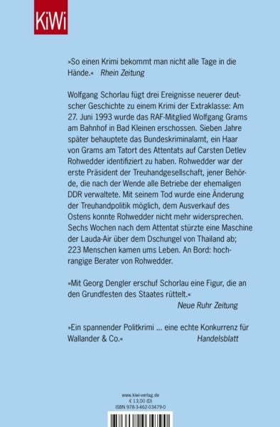 Produktbild: Die blaue Liste / Georg Dengler Band 1