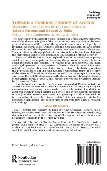 Produktbild: Toward a General Theory of Action