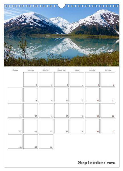 Produktbild: Alaska f&uuml;r alle die genug vom tr&auml;umen haben (Wandkalender 2026 DIN A3 hoch), CALVENDO Monatskalender