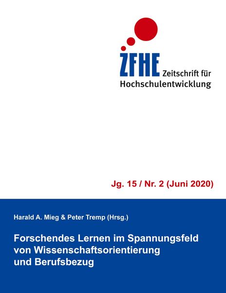 Produktbild: Forschendes Lernen im Spannungsfeld von Wissenschaftsorientierung und Berufsbezug