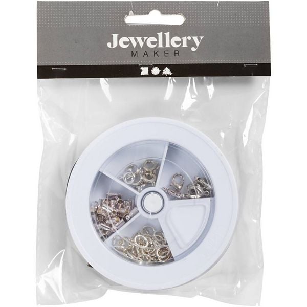 Produktbild: Creativ Company Starterset Schmuck, Lederb&auml;nder, Schwarz